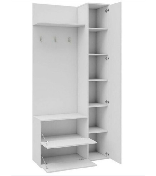 Meuble d'entrée GREEN en plusieurs couleurs 90 x 195 x 34 cm