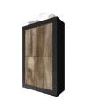 Argentier BASIC noir mat/pero 102 x 162 x 43 cm