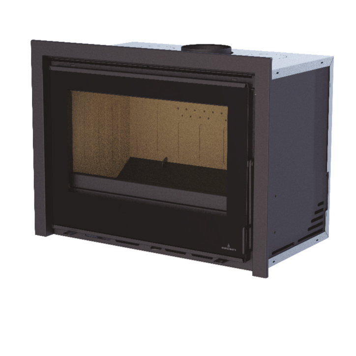 Inserto para chimenea de leña con turbina 13 KW BOMA - 70