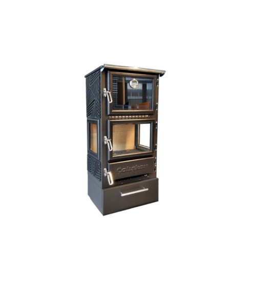 Stufa de legna con forno 306-3D- BOX - 12 kW