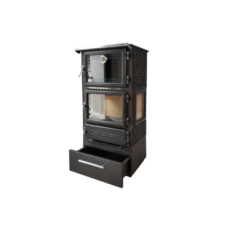 Poêle a bois avec four 306-3D- BOX - 12 kW