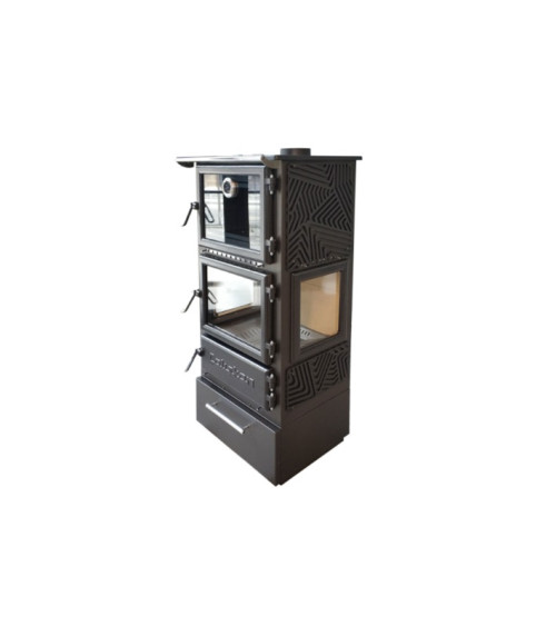 Estufa de leña con horno 306-3D- BOX - 12 kW