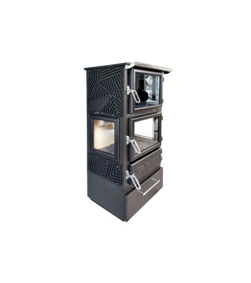 Stufa de legna con forno 306-3D- BOX - 12 kW