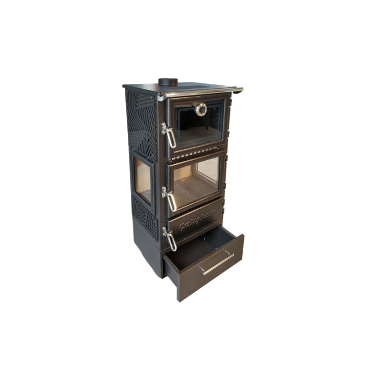Puulämmitteinen liesi 306-3D- BOX - 12 kW