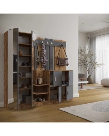 Meuble d'entrée ROBIN 187 x 180 cm