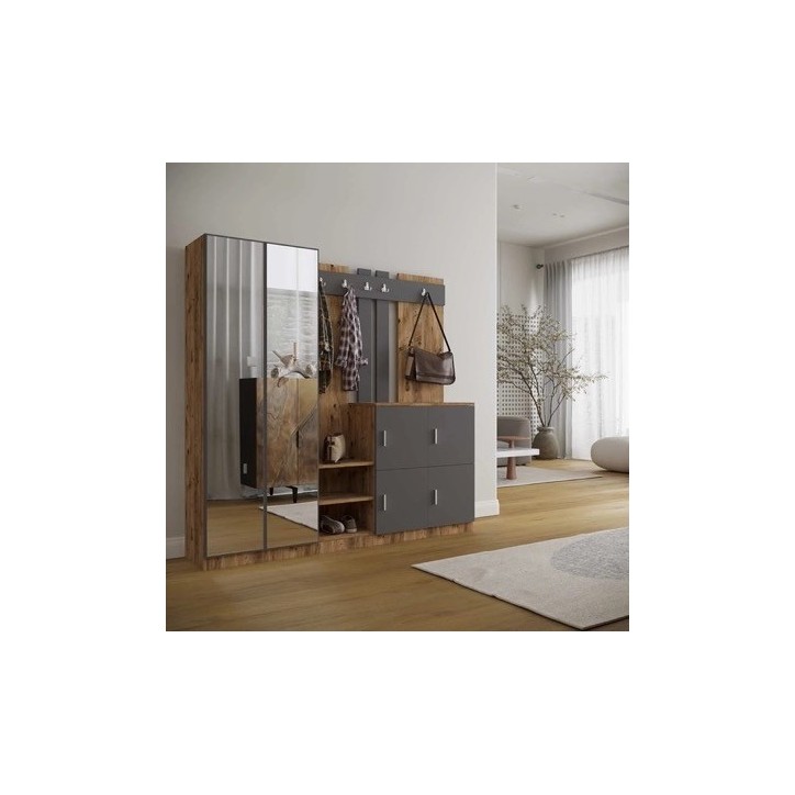 Meuble d'entrée ROBIN 187 x 180 cm