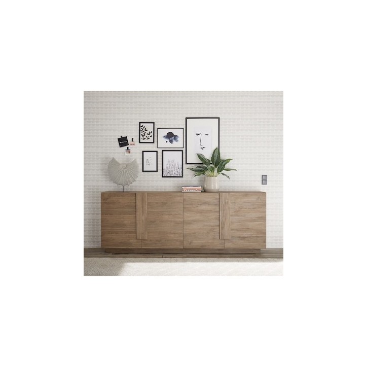 Buffet 4 portes  JUPITER bois mercure 241 cm