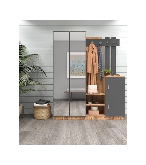 Meuble d'entrée ROBIN HOME BENJAMIN 147 x 180 cm