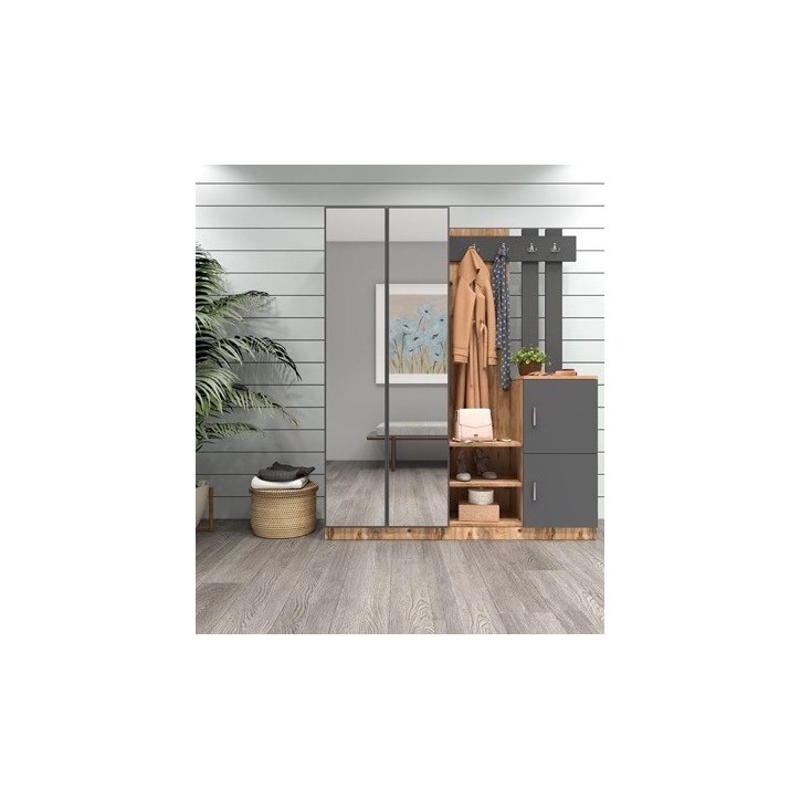 Meuble d'entrée ROBIN HOME BENJAMIN 147 x 180 cm