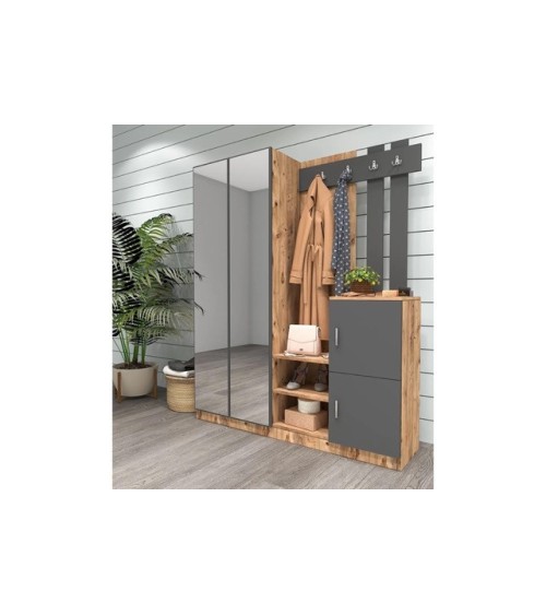 Meuble d'entrée ROBIN HOME BENJAMIN 147 x 180 cm