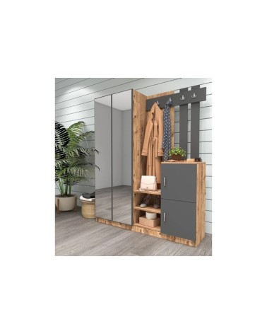 Meuble d'entrée ROBIN HOME BENJAMIN 147 x 180 cm