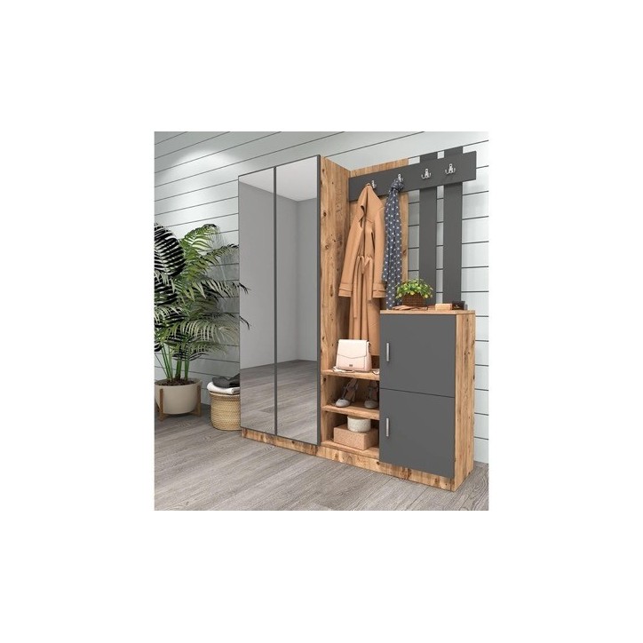 Meuble d'entrée ROBIN HOME BENJAMIN 147 x 180 cm