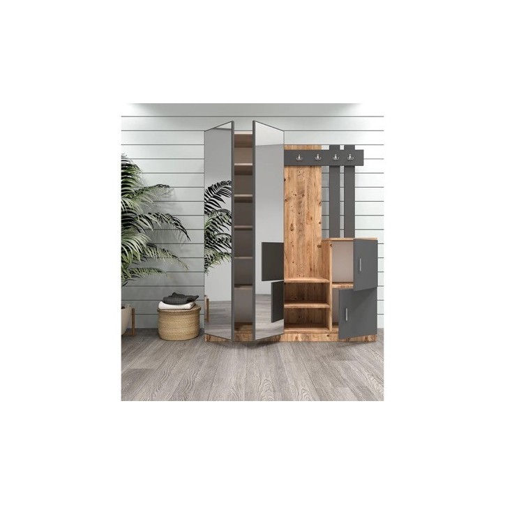 Meuble d'entrée ROBIN HOME BENJAMIN 147 x 180 cm