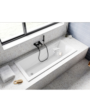 MODERN ULTRA-SLIM Einbau-Badewanne 140/150/160/170/180 cm