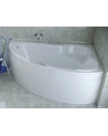 Banheira de canto ORIEGO MAXI 140x90 cm direita com painel