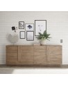 Buffet 4 portes  JUPITER bois mercure 241 cm