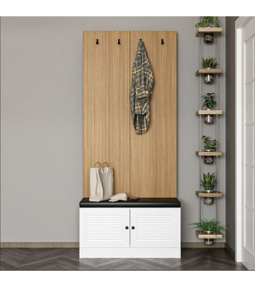 Meuble d'entrée EWY 90x210x35 CM