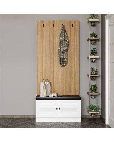 Meuble d'entrée EWY 90x210x35 CM