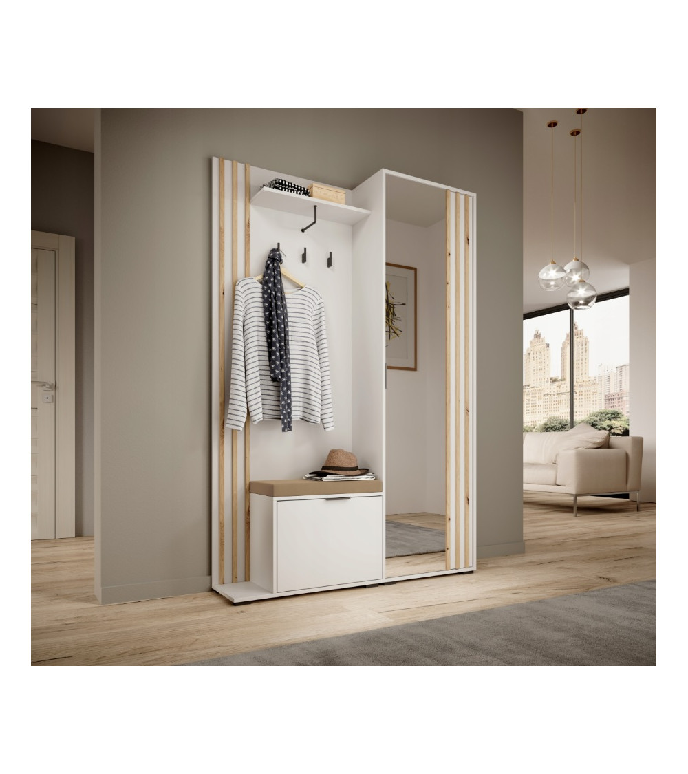 copy of Meuble d'entrée NELLY 131x192x40 cm bois