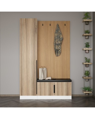Meuble d'entrée KALE 135 cm bois