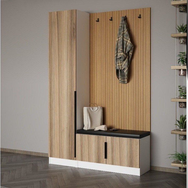 Meuble d'entrée KALE 135 cm bois