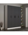 Meuble d'entrée UMA 180 cm anthracite