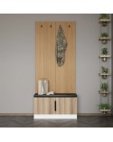 Meuble d'entrée POLA 90 cm bois