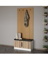 Meuble d'entrée POLA 90 cm bois