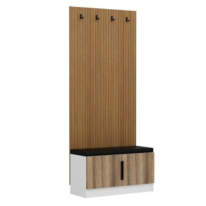 Meuble d'entrée POLA 90 cm bois