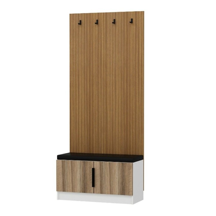 Meuble d'entrée POLA 90 cm bois