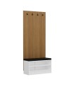 Meuble d'entrée POLA 90 cm bois