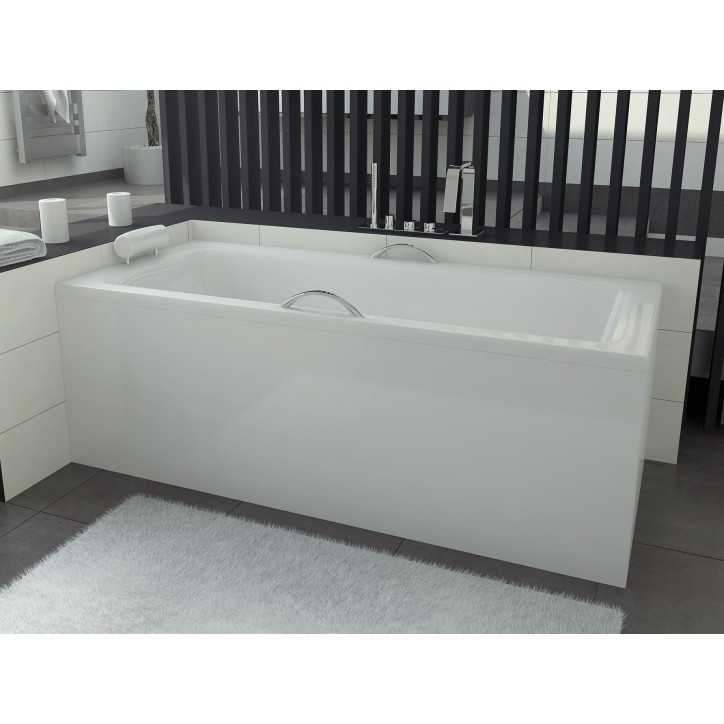 VENETO MINI rechthoekig bad 100/110/120/130 x 70 cm met schort
