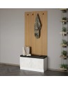 Meuble d'entrée POLA 90 cm crème