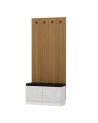 Meuble d'entrée POLA 90 cm crème