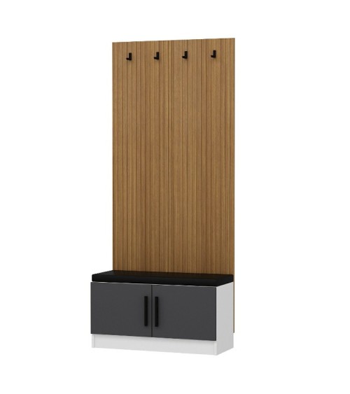 Meuble d'entrée POLA 90 cm anthracite