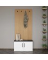 Meuble d'entrée POLA 90 cm blanc