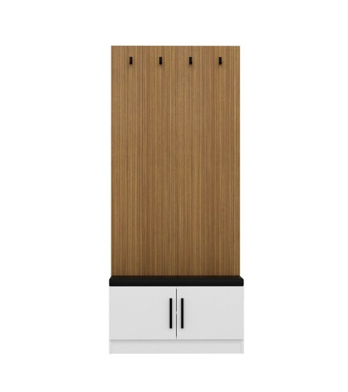 Meuble d'entrée POLA 90 cm blanc