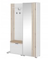 Meuble d'entrée NELLY 131x192x40 cm blanc
