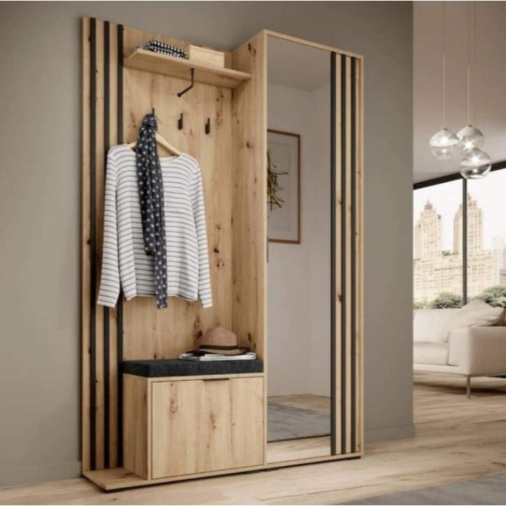 Meuble d'entrée NELLY 131x192x40 cm artisan Meuble d'entrée NELLY 131x192x40 cm artisan