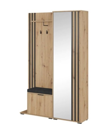 Meuble d'entrée NELLY 131x192x40 cm artisan