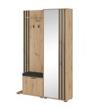 Meuble d'entrée NELLY 131x192x40 cm artisan
