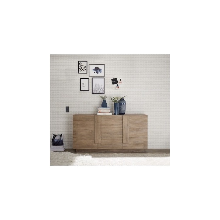 Buffet 3 portes  JUPITER bois mercure 182 cm