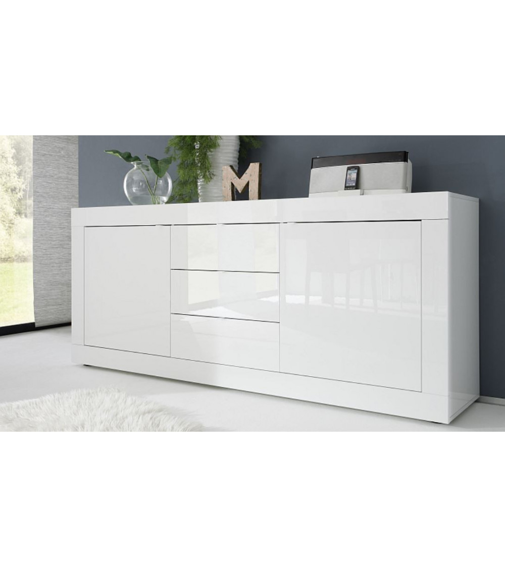 BUFFET BASIC 210cm BLANC