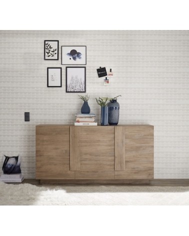 Buffet 3 portes  JUPITER bois mercure 182 cm