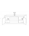 Credenza BASIC 210cm bianco