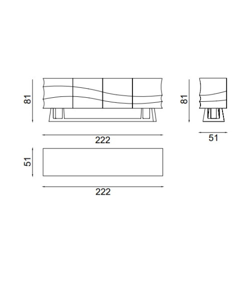 Conjunto de comedor INFINITY crudo