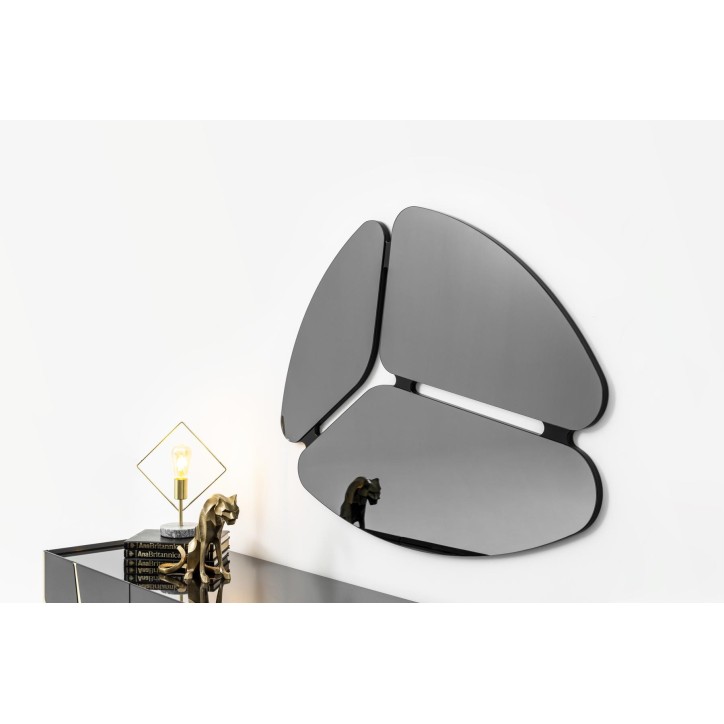 Conjunto de sala de jantar SIRIUS BLACK preto e dourado Mesa de 180 cm