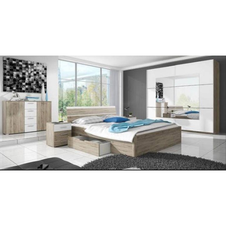 Chambre complète BETA 160x200 cm Chambre complète BETA 160x200 cm