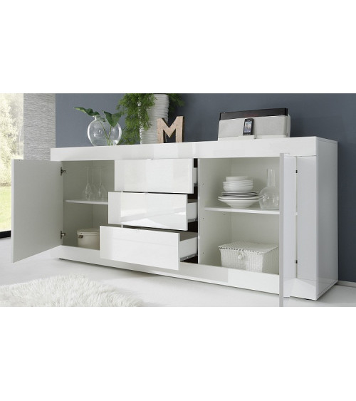 BASIC dressoir 210cm wit
