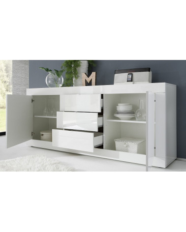 BASIC dressoir 210cm wit